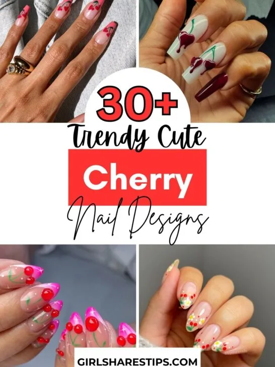 30+ Eye-Catching Cherry Nail Designs You Need to Try Today