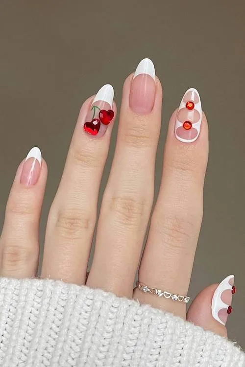 cherry nail designs