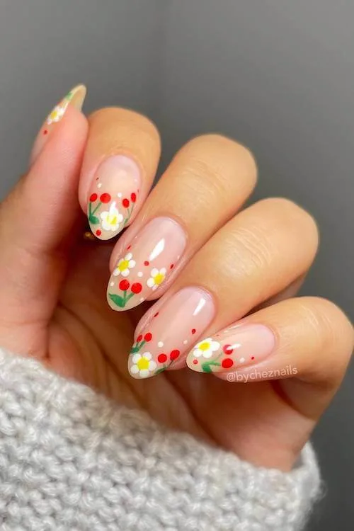cherry nail designs