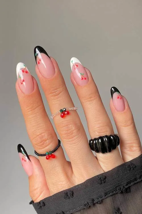 cherry nail designs