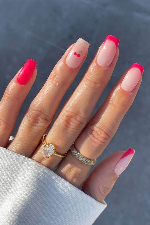 cherry nail designs
