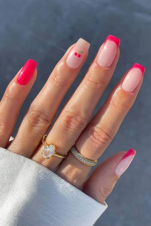 cherry nail designs