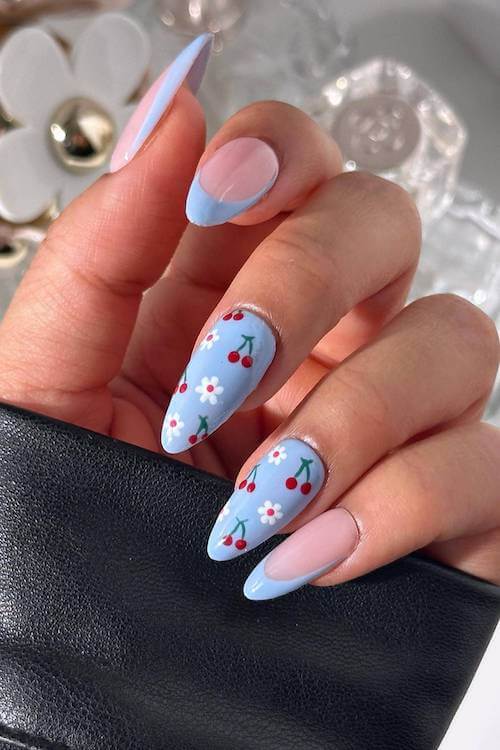 cherry nail designs