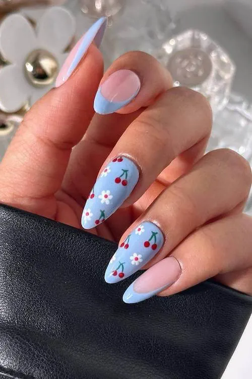 cherry nail designs