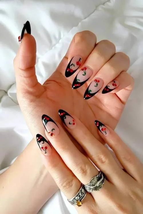 cherry nails