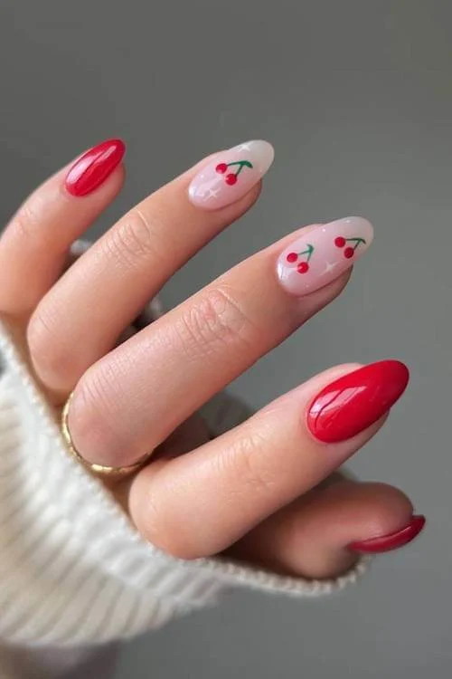 cherry nails