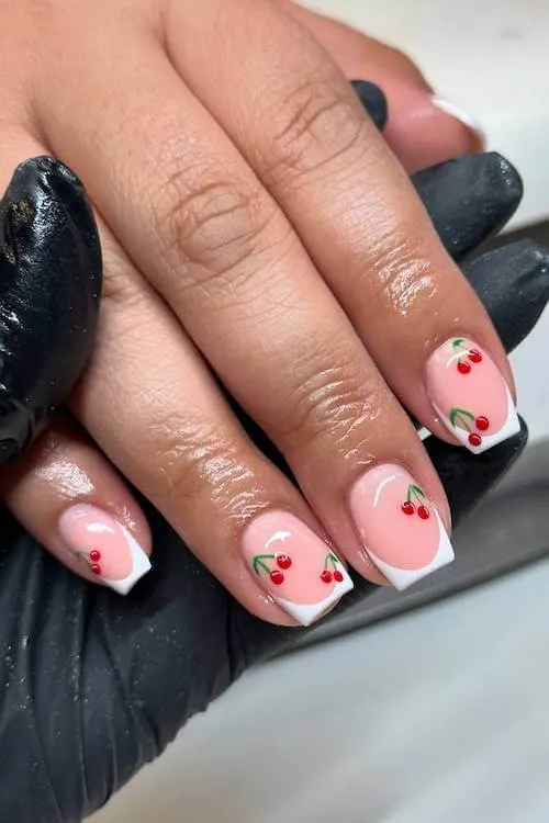 cherry nails