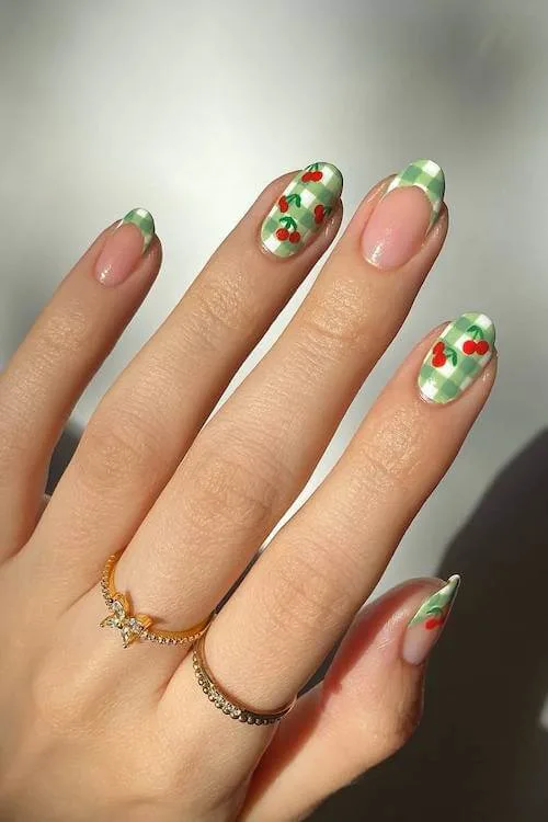 cherry nails