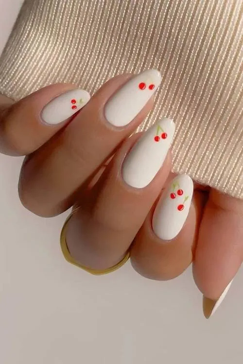 cherry nails