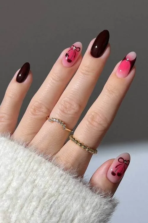 cherry nails