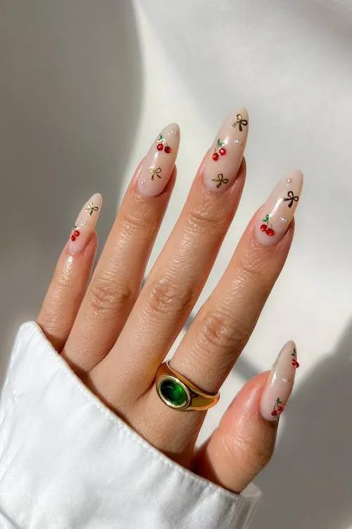 cherry nails