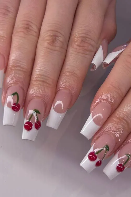 cherry nails