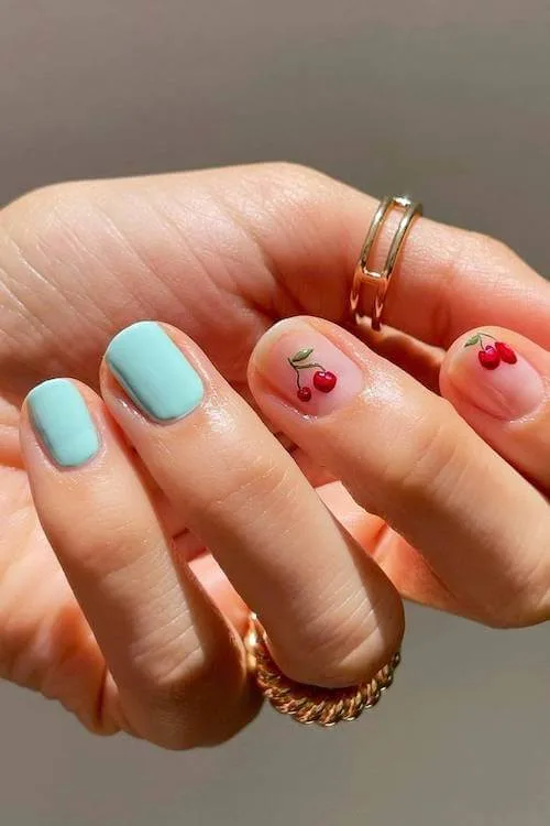 cherry nails
