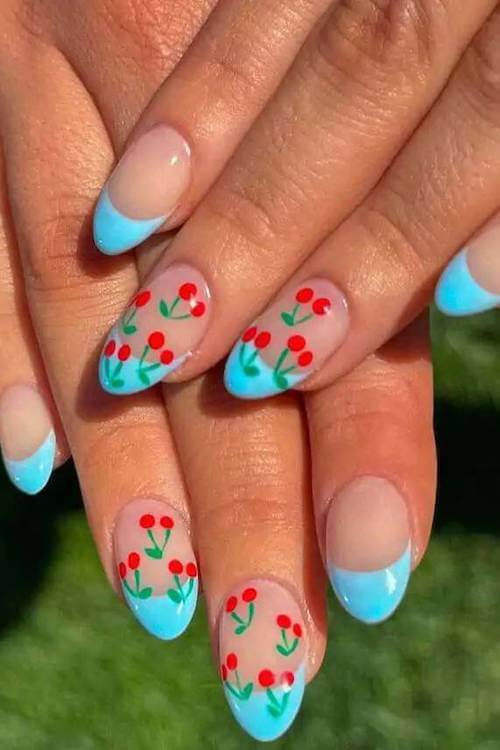 cherry nails
