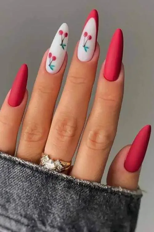cherry nails