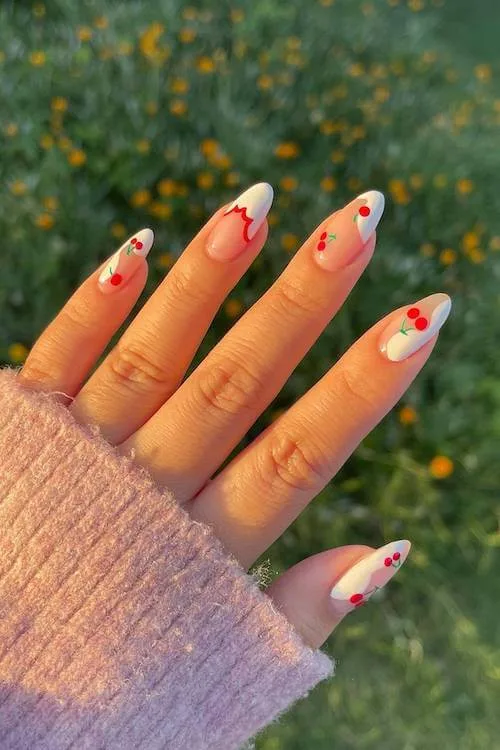 cherry nails
