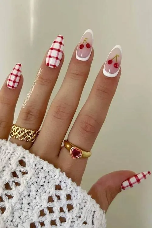 cherry nails