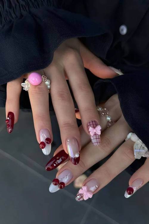 cherry nails