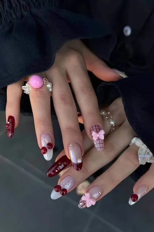 cherry nails