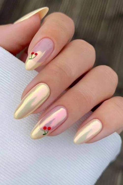 cherry nails