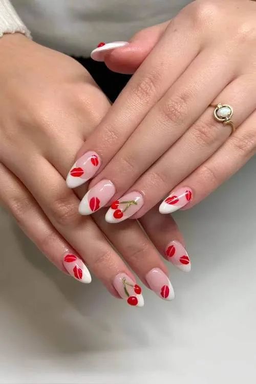 cherry nails