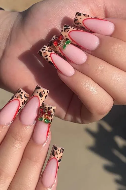 cherry nails
