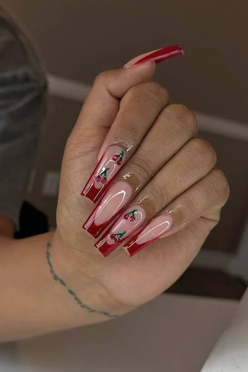cherry nails