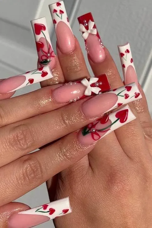 cherry nails