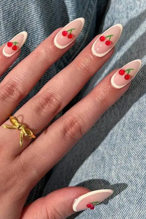 cherry nails