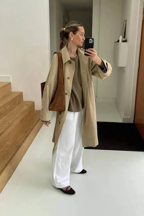 chic linen pants outfit