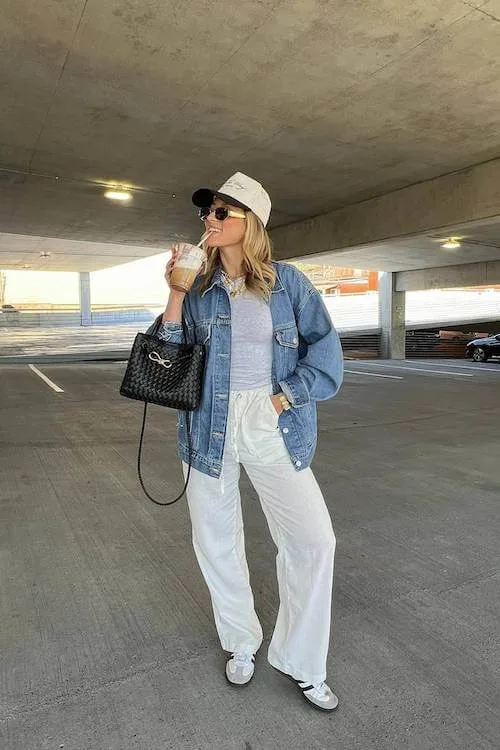 chic linen pants outfit