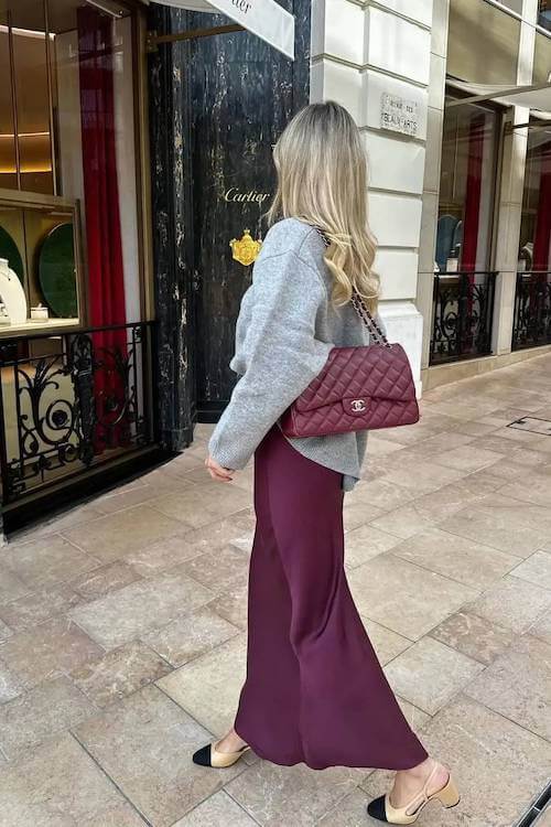 chic long skirt outfit ideas for women