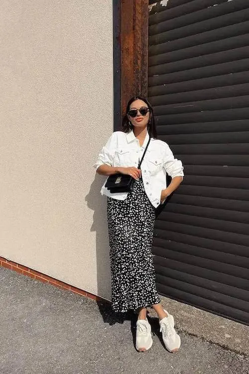 chic long skirt outfit ideas for women