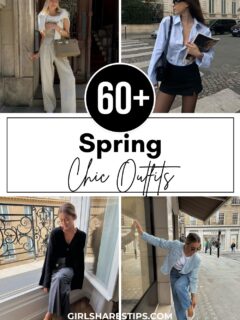 chic spring outfits collage