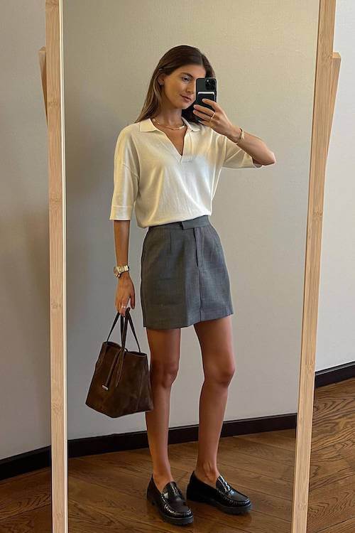 chic summer business casual work outfit