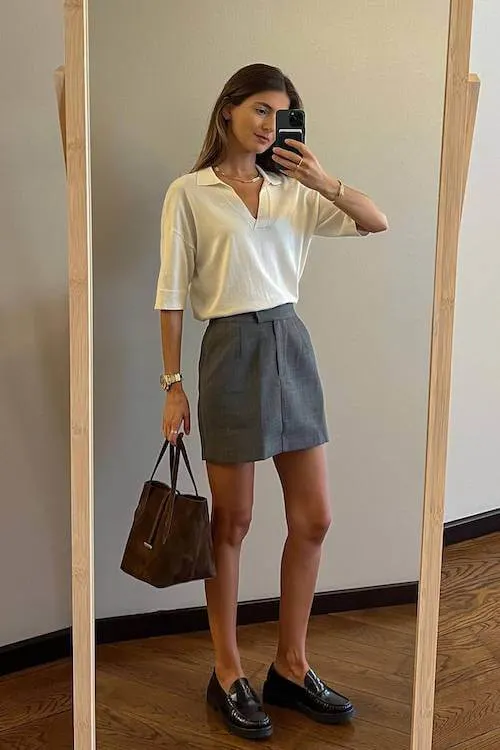 chic summer business casual work outfit