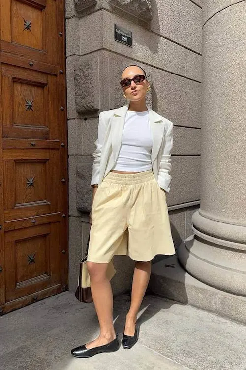 chic summer business casual work outfit