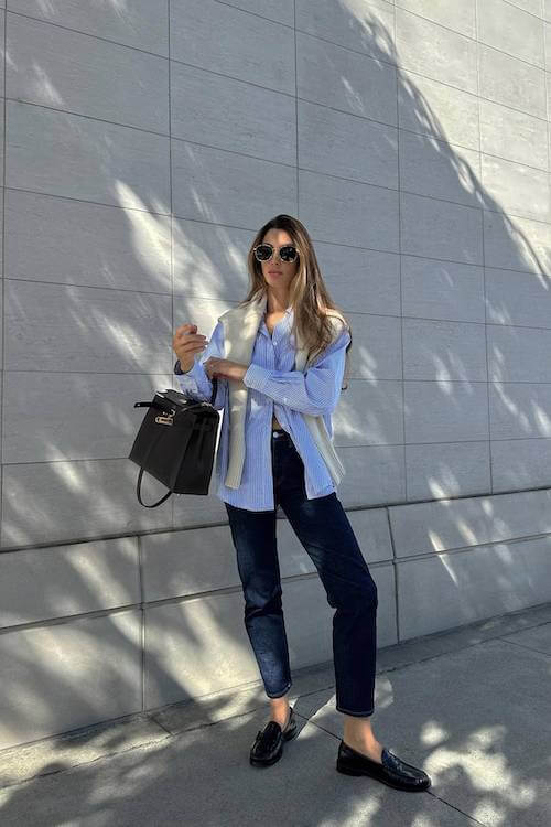 chic summer business casual work outfit