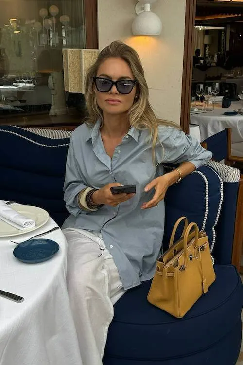 chic summer business casual work outfit