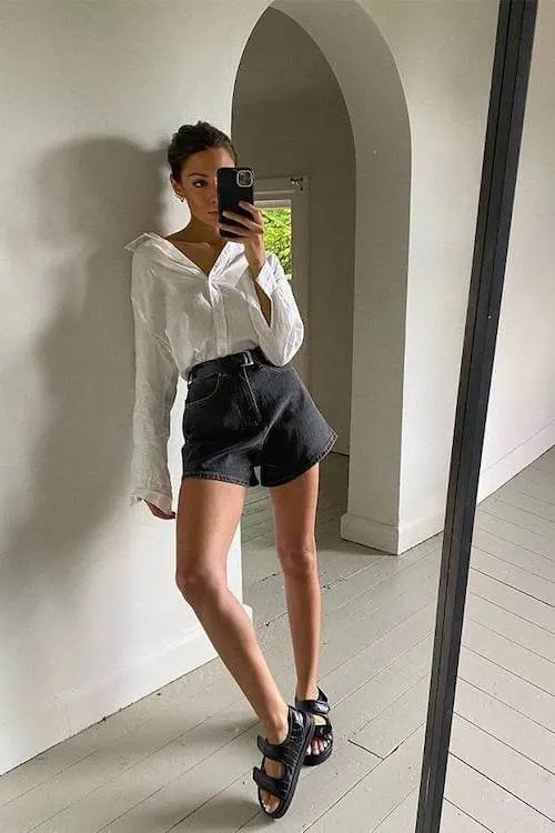 chic summer business casual work outfit
