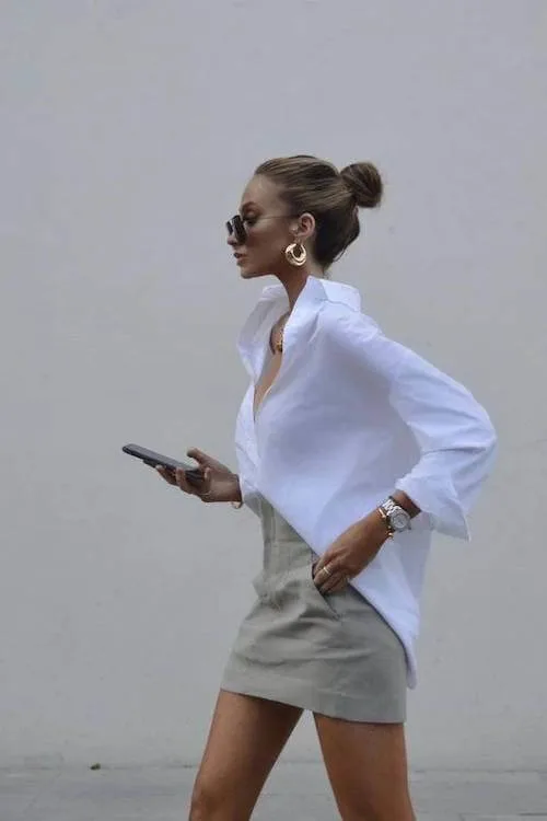 chic summer business casual work outfit