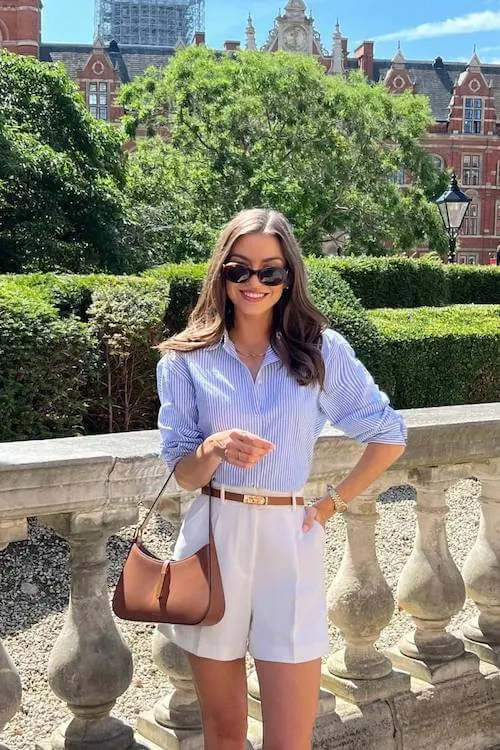 chic summer business casual work outfit