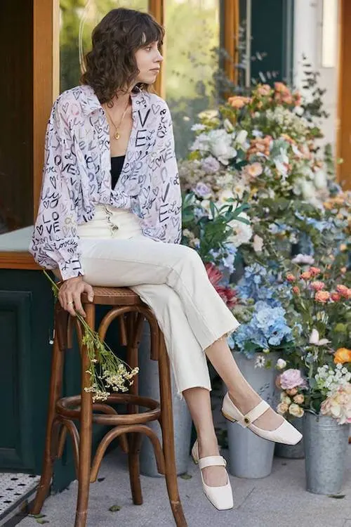 chic summer business casual work outfit