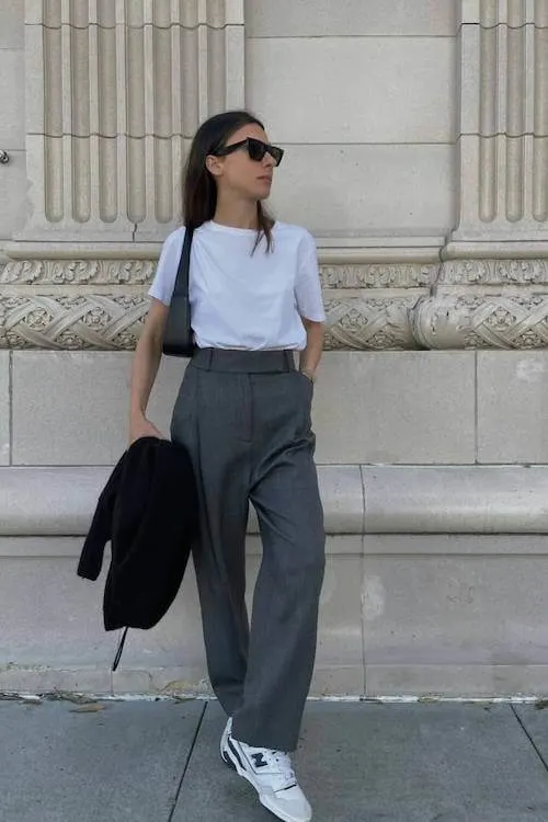 chic summer business casual work outfit