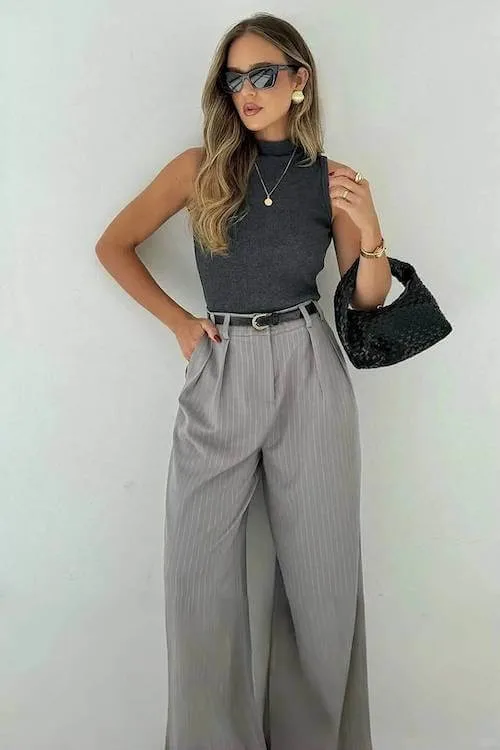 chic summer business casual work outfit