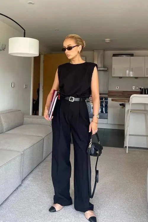chic summer business casual work outfit