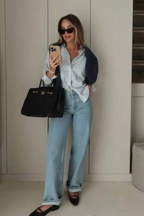chic summer business casual work outfit