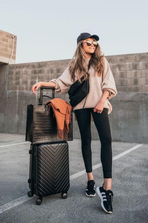 comfy travel styles for cool months