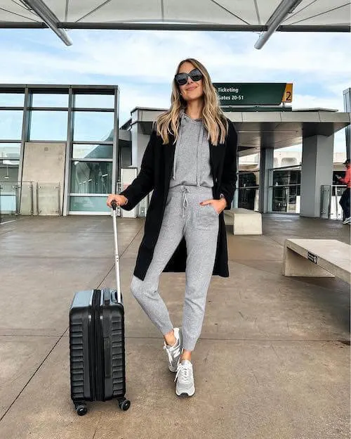 gray and black travel style