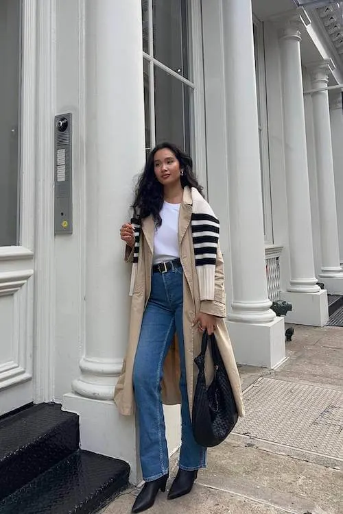 chic trench coat outfit ideas